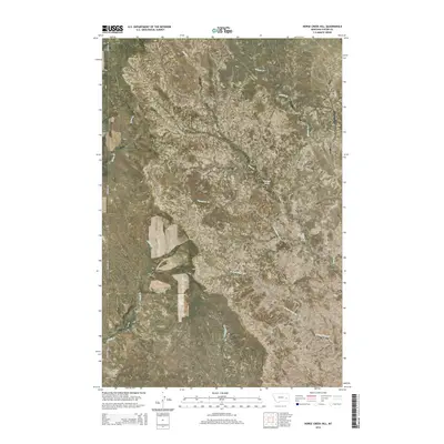 2014 Map of Horse Creek Hill, 2014 Print