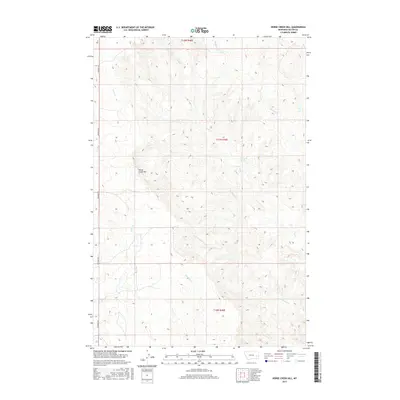 2017 Map of Horse Creek Hill, 2017 Print