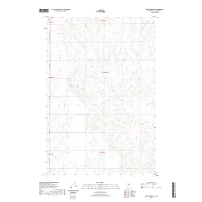 2020 Map of Horse Creek Hill, 2020 Print