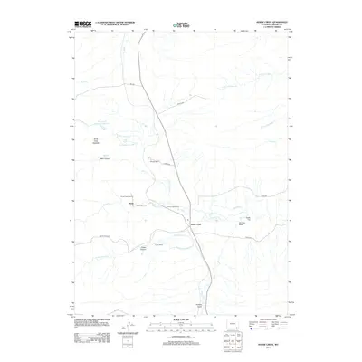 2012 Map of Horse Creek, 2012 Print