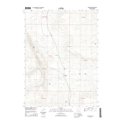 2015 Map of Horse Creek, 2015 Print