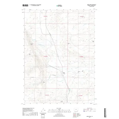 2017 Map of Horse Creek, 2017 Print