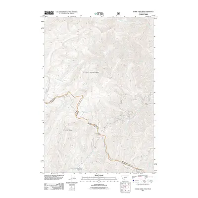 2011 Map of Horse Creek Pass, 2011 Print