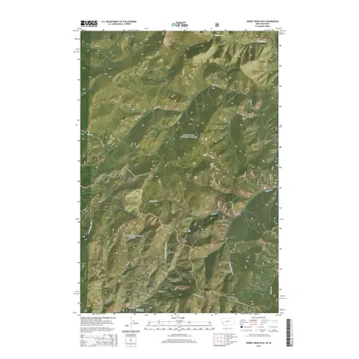 2014 Map of Horse Creek Pass, 2014 Print