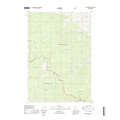 2020 Map of Horse Creek Pass, 2020 Print