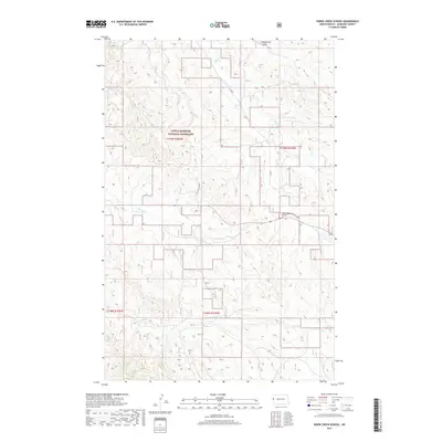 2017 Map of Horse Creek School, 2017 Print