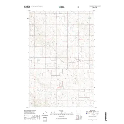 2020 Map of Horse Creek School, 2020 Print
