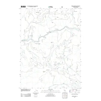 2012 Map of Horse Creek, 2012 Print