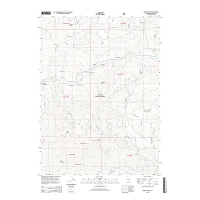 2015 Map of Horse Creek, 2015 Print
