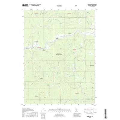 2018 Map of Horse Creek, 2018 Print