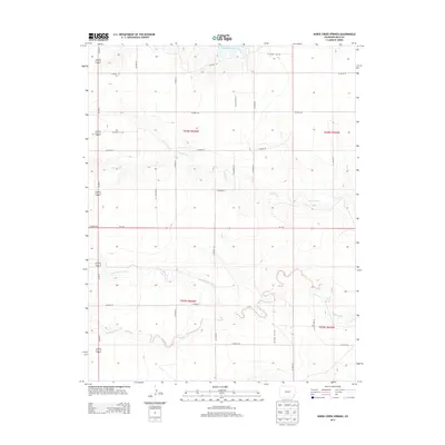 2013 Map of Horse Creek Springs, 2013 Print