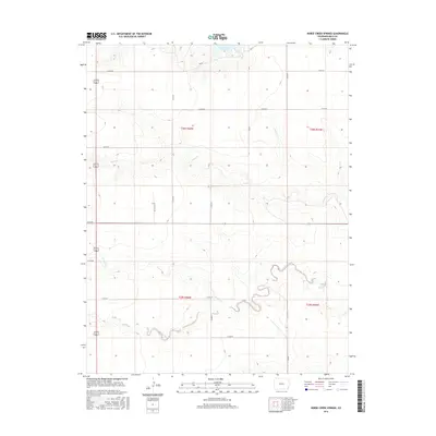 2016 Map of Horse Creek Springs, 2016 Print