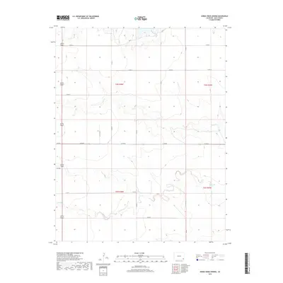 2019 Map of Horse Creek Springs, 2019 Print