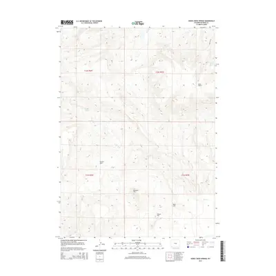 2015 Map of Horse Creek Springs, 2015 Print