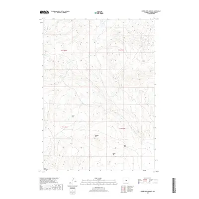 2017 Map of Horse Creek Springs, 2017 Print