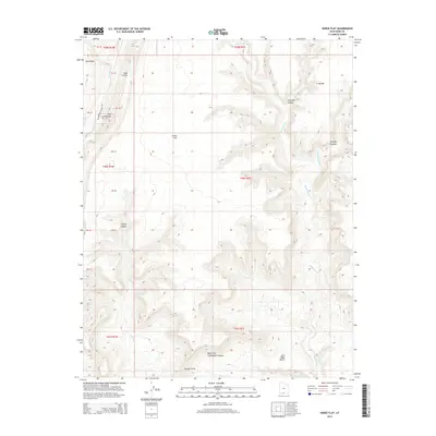 2014 Map of Horse Flat, 2014 Print