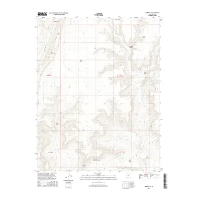 2017 Map of Horse Flat, 2017 Print