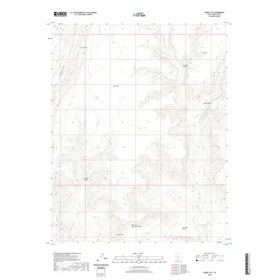 2020 Map of Horse Flat, 2020 Print
