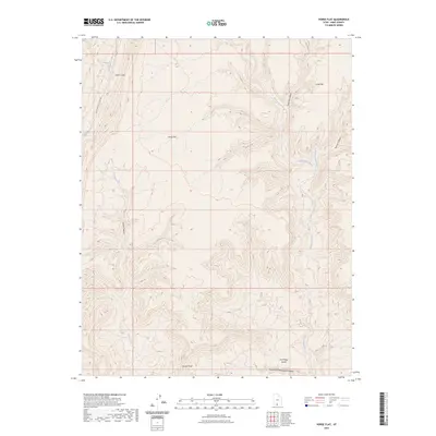 2023 Map of Horse Flat, 2023 Print