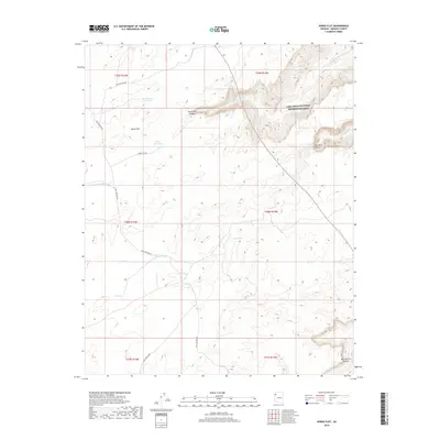 2018 Map of Horse Flat, 2018 Print
