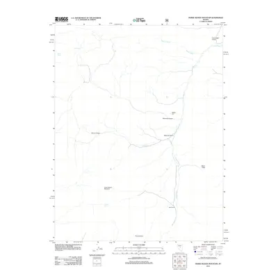 2012 Map of Horse Heaven Mountain, 2012 Print