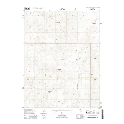 2014 Map of Horse Heaven Mountain, 2014 Print