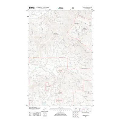 2011 Map of Horse Hill, 2011 Print