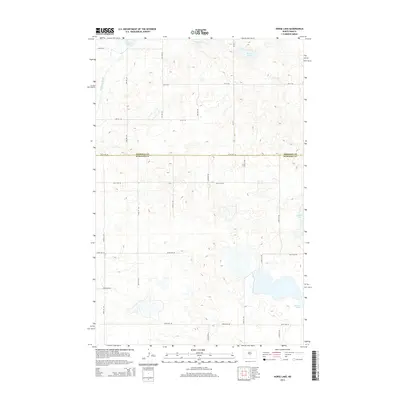 2014 Map of Horse Lake, 2014 Print
