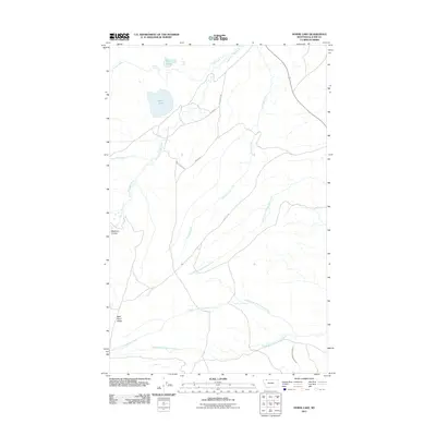 2011 Map of Horse Lake, 2011 Print
