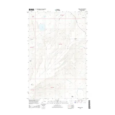 2014 Map of Horse Lake, 2014 Print
