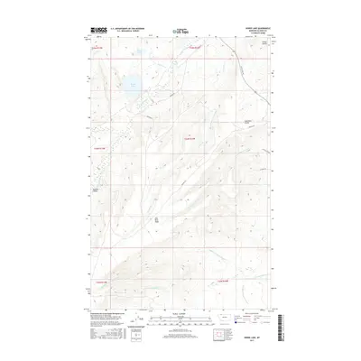 2017 Map of Horse Lake, 2017 Print