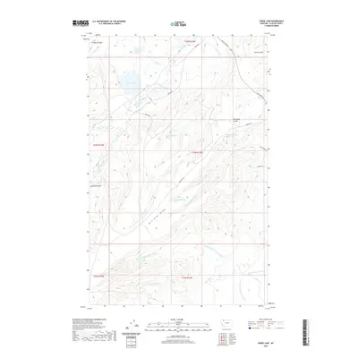 2020 Map of Horse Lake, 2020 Print
