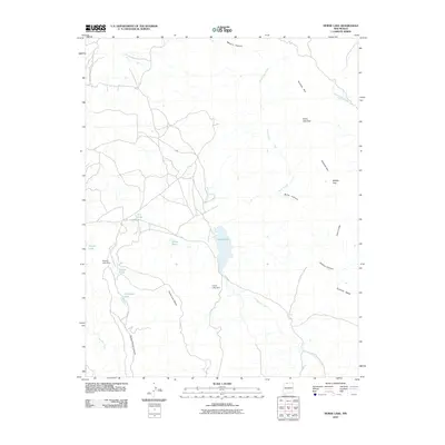 2010 Map of Horse Lake, 2010 Print