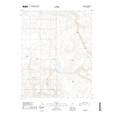 2020 Map of Horse Lake, 2020 Print