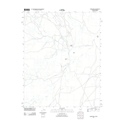 2011 Map of Horse Mesa, 2011 Print