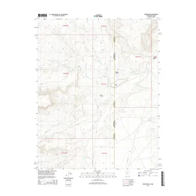 2014 Map of Horse Mesa, 2014 Print