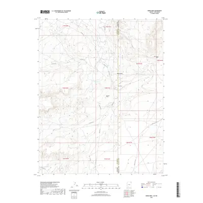 2018 Map of Horse Mesa, 2018 Print