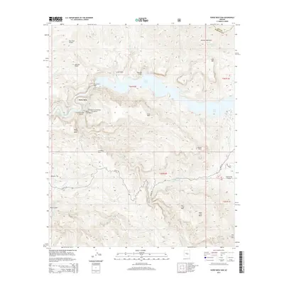 2014 Map of Horse Mesa Dam, 2014 Print