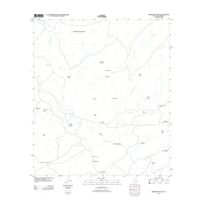 2012 Map of Horse Mountain, 2012 Print