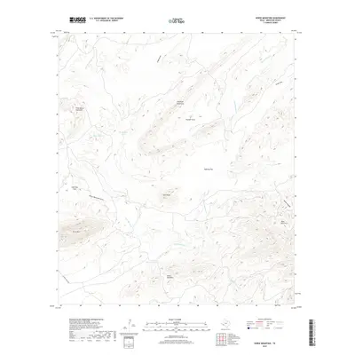 2019 Map of Horse Mountain, 2019 Print