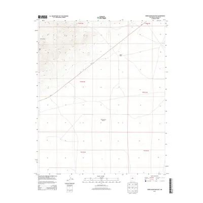 2013 Map of Horse Mountain East, 2013 Print