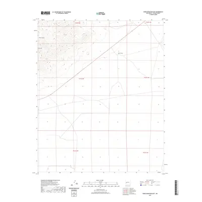 2020 Map of Horse Mountain East, 2020 Print