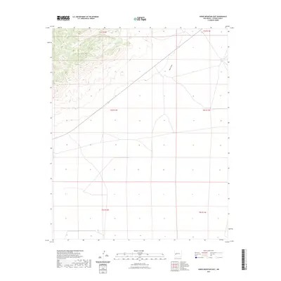 2023 Map of Horse Mountain East, 2023 Print
