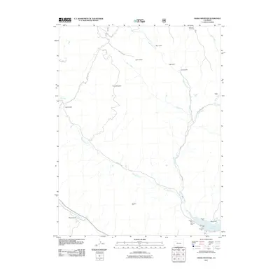 2011 Map of Horse Mountain, 2011 Print
