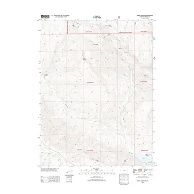2013 Map of Horse Mountain, 2013 Print