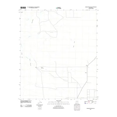 2010 Map of Horse Mountain, 2010 Print
