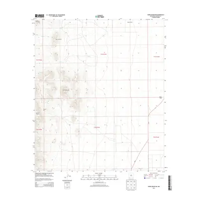 2013 Map of Horse Mountain, 2013 Print