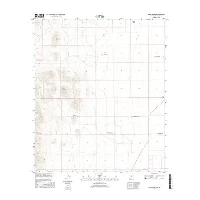 2017 Map of Horse Mountain, 2017 Print