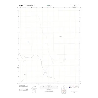 2011 Map of Horse Mountain, 2011 Print