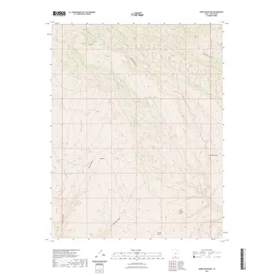 2023 Map of Horse Mountain, 2023 Print